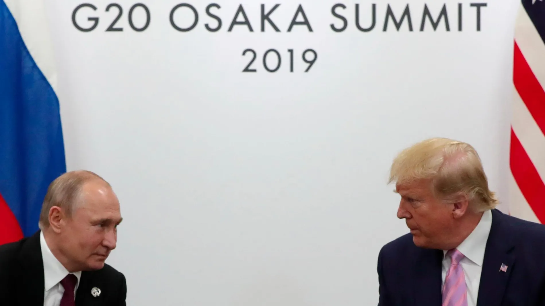 El presidente ruso, Vladimir Putin y su homólogo de Estados Unidos, Donald Trump, se reunieron en Osaka/Efe