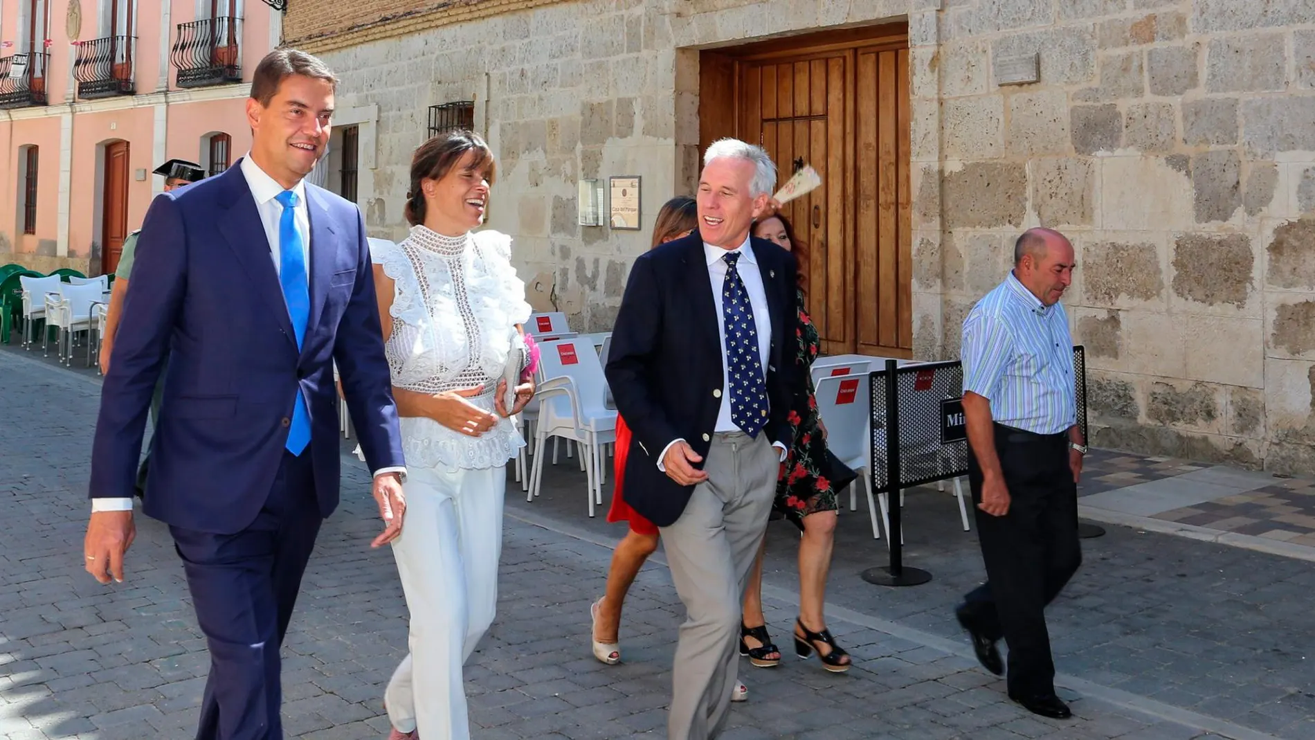 El consejero de la Presidencia, Ángel Ibáñez, asiste a los actos con motivo de la celebración de las Fiestas de San Agustín de Fuentes de Nava