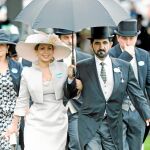 La princesa Haya de Jordania y el emir de Dubai, en Londres