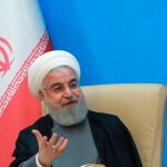 El presidente iraní, Hasan Rohani, cargó ayer contra la estrategia de Estados Unidos