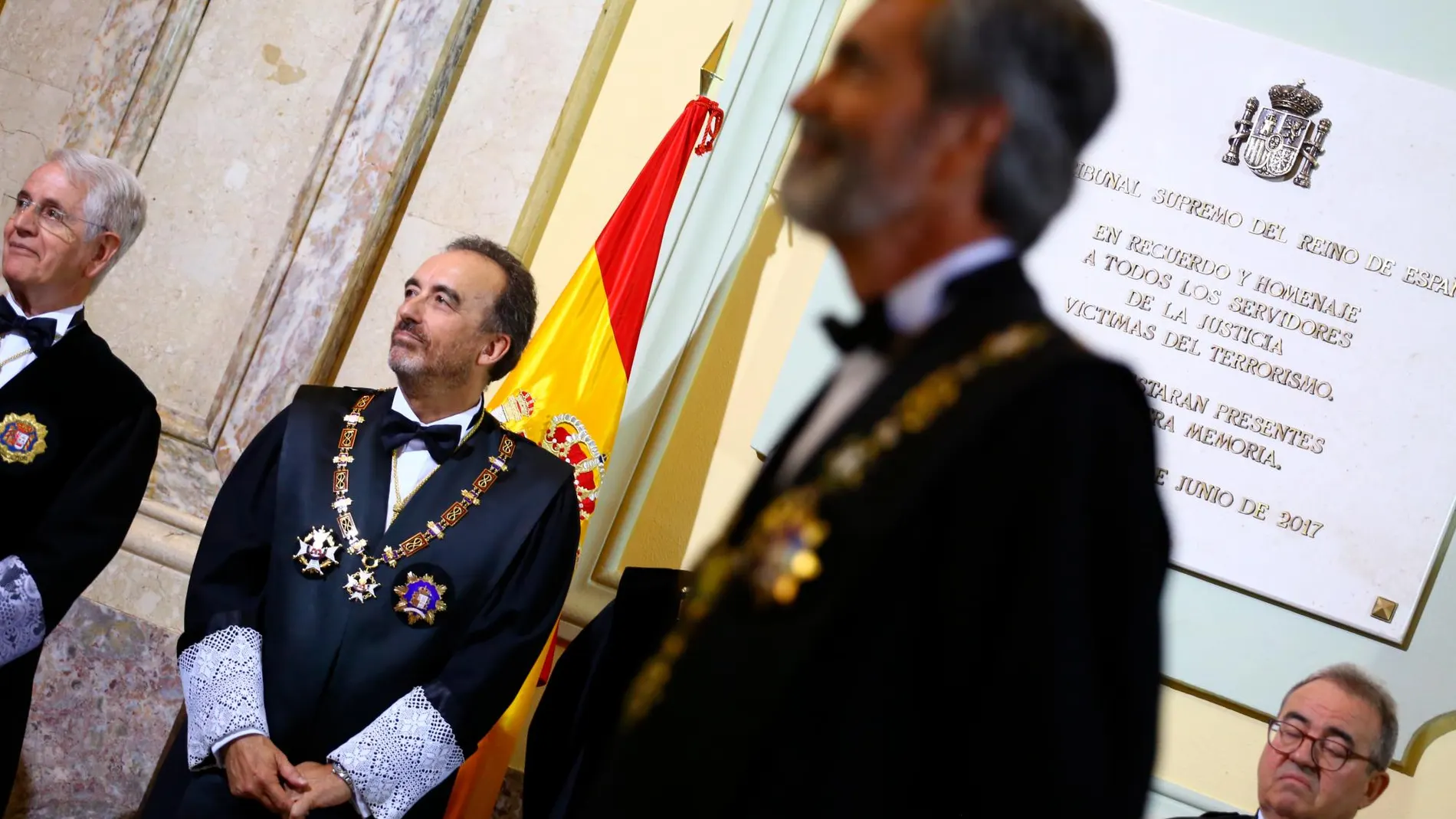 El presidente del Tribunal Supremo, Carlos Lesmes. (Foto: Cipriano Pastrano)