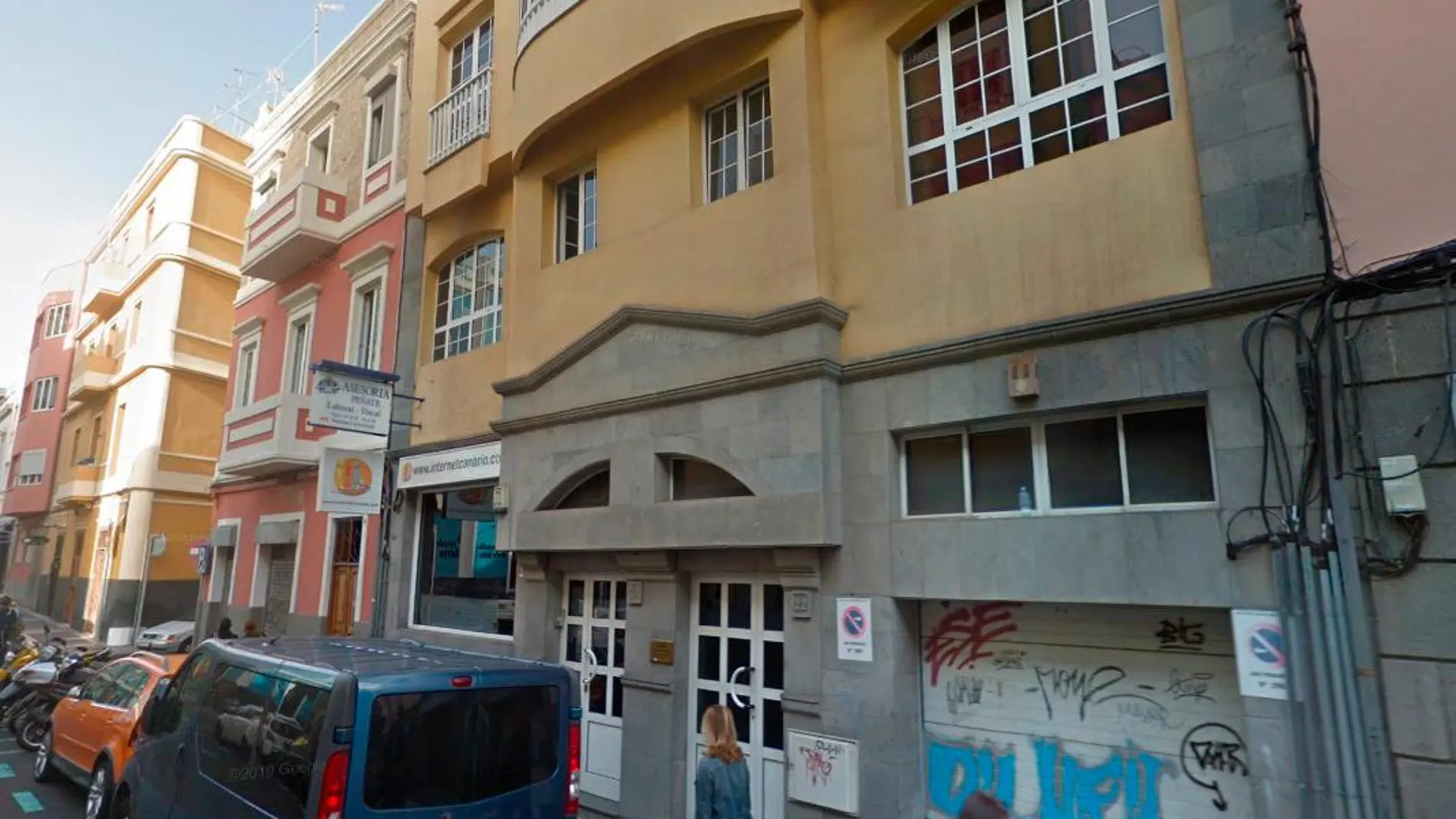EL ataque tuvo lugar en el número 24 de la calle Cebrián de Gran Canaria