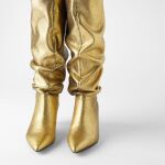 Estas botas doradas de Zara han conquistado a las que más saben de moda