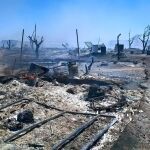 Foto de archivo del asentamiento de Lepe afectado por un incendio / EP