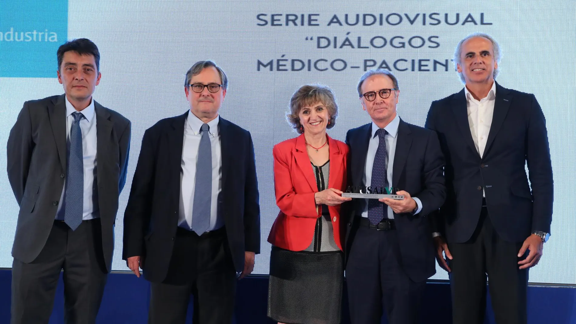 Sergio Alonso, Francisco Marhuenda, María Luisa Carcedo, Martín Sellés y Enrique Ruiz Escudero