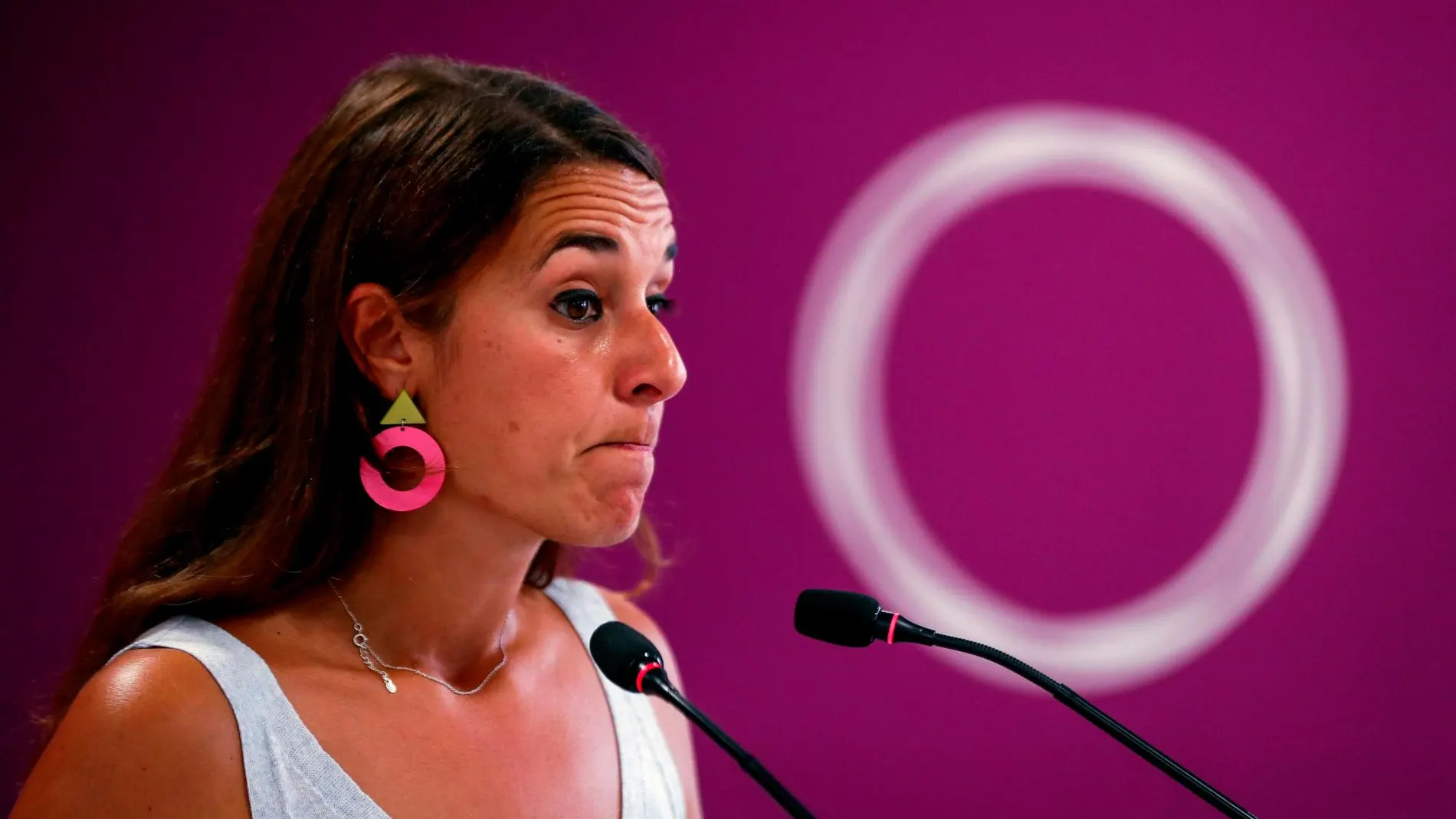 La portavoz de Podemos, Noelia Vera