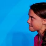 La activista sueca de 16 años Greta Thunberg