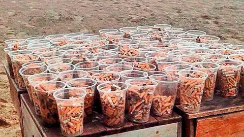 Vasos que consiguió el chiringuito en un mismo día