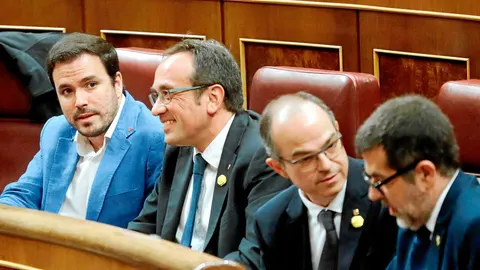 Los presos de JxCat en la sesión constitutiva del Congreso de los Diputados