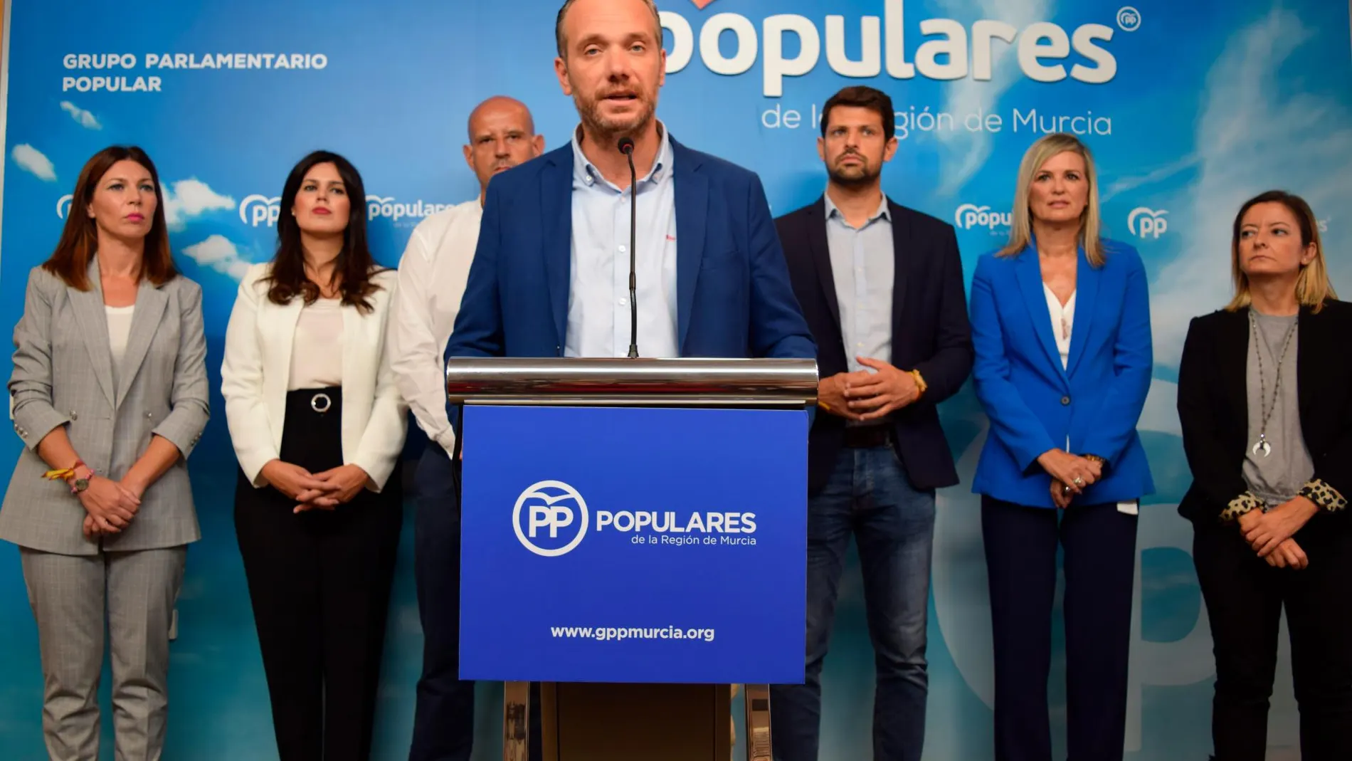 El portavoz del Grupo Parlamentario Popular, Joaquín Segado