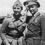Francisco Franco con su hermano Ramón en Marruecos