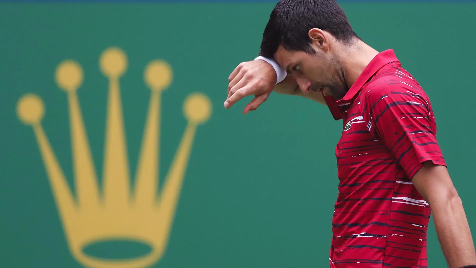 Djokovic, en su partido de cuartos de final ante Tsitsipas