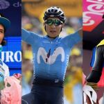 Miguel Ángel López, Nairo Quintana y Esteban Chaves, tres de los favoritos en la Vuelta