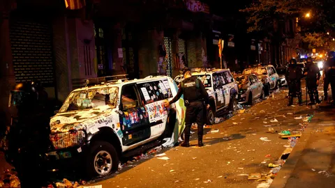 Los Mossos utilizarán gas pimienta