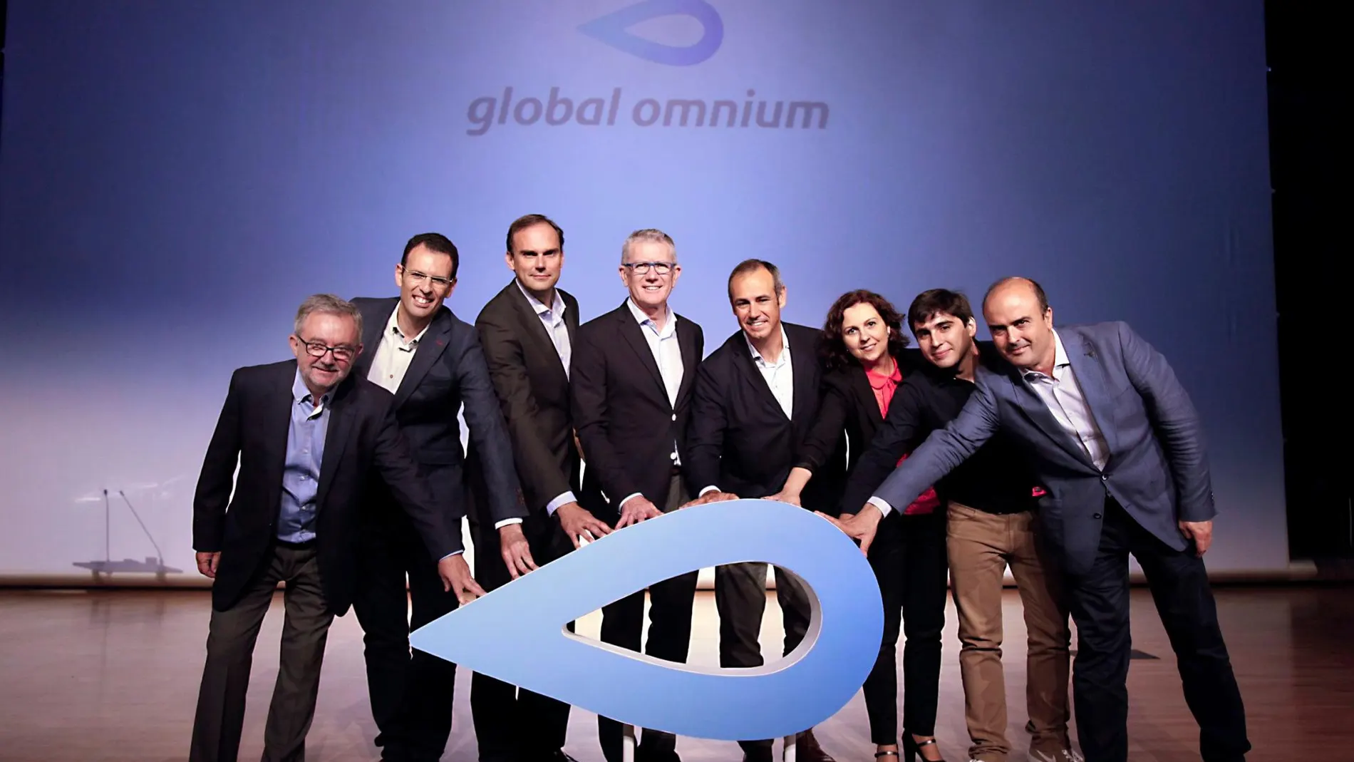 Equipo directivo al completo de Global Omnium