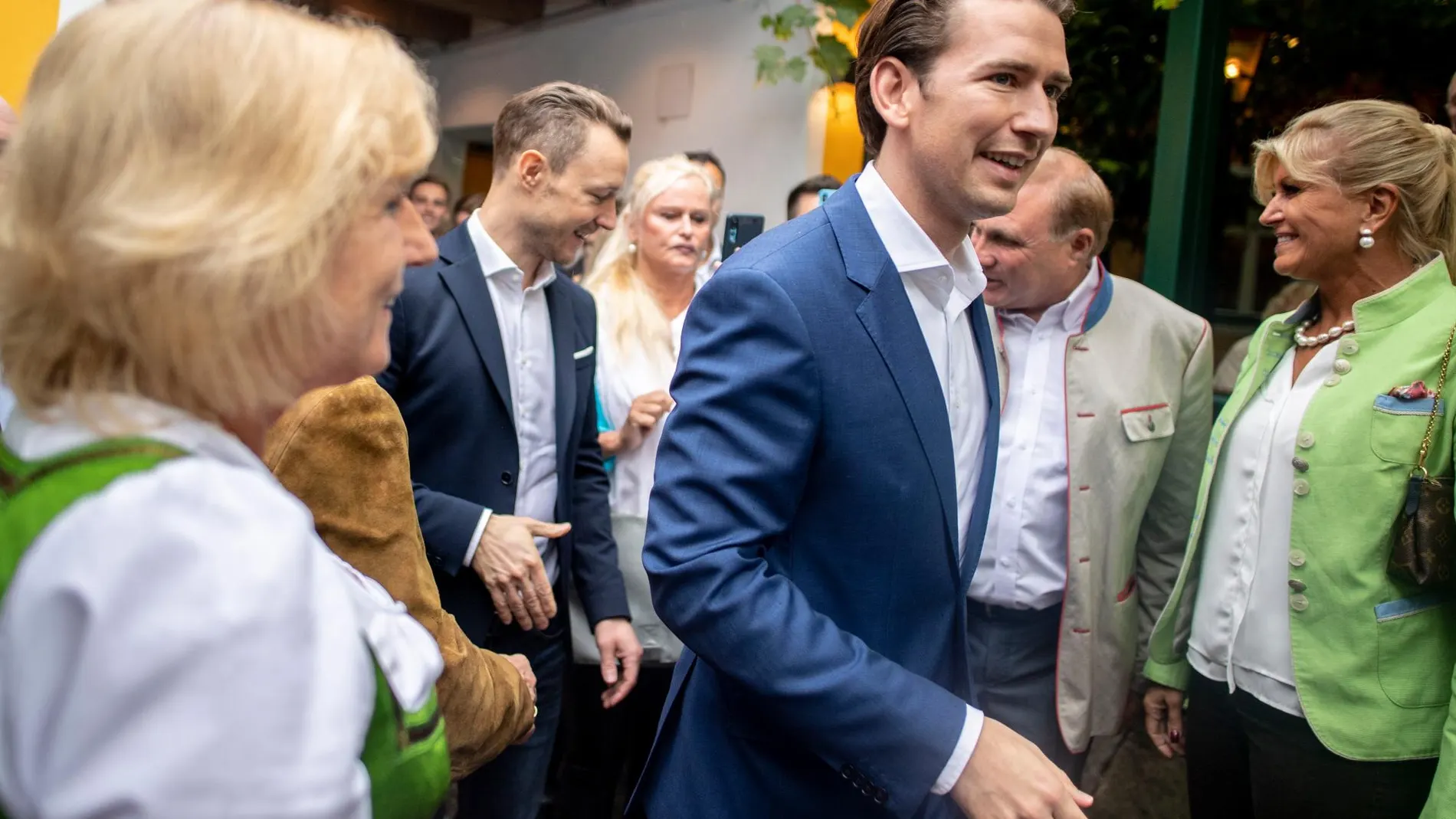 El candidato conservador Sebastian Kurz en Austria/EFE
