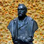 El busto de Alfred Nobel/ AP