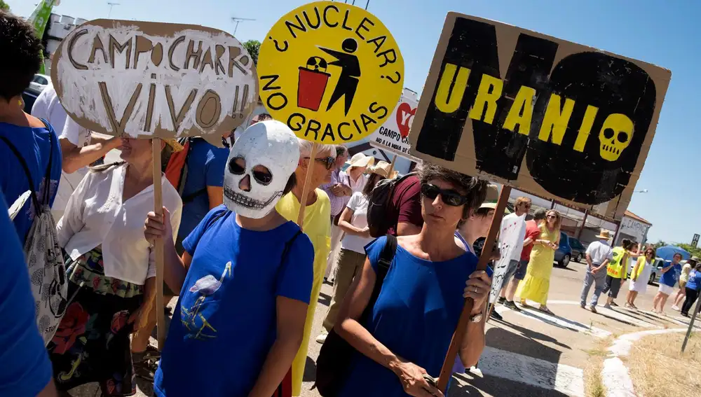 La plataforma ciudadana Stop Uranio convoca una concentración en contra del proyecto de mina de uranio que la multinacional Berkeley quiere abrir en Retortillo
