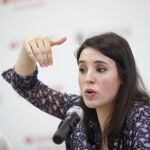 Irene Montero en un curso llamado “Bases para un nuevo republicanismo” en El Escorial