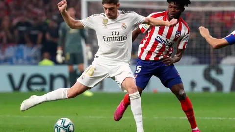 Fede Valverde, contra el Atlético