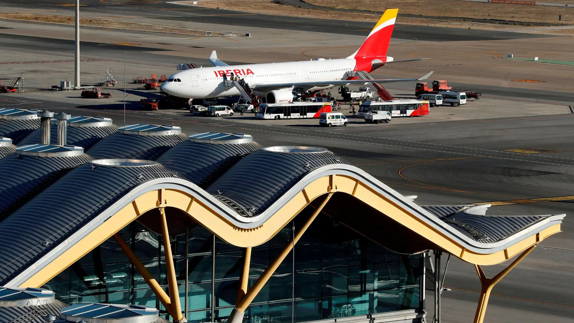 La T-4 es la terminal más moderna del aeropuerto de Barajas