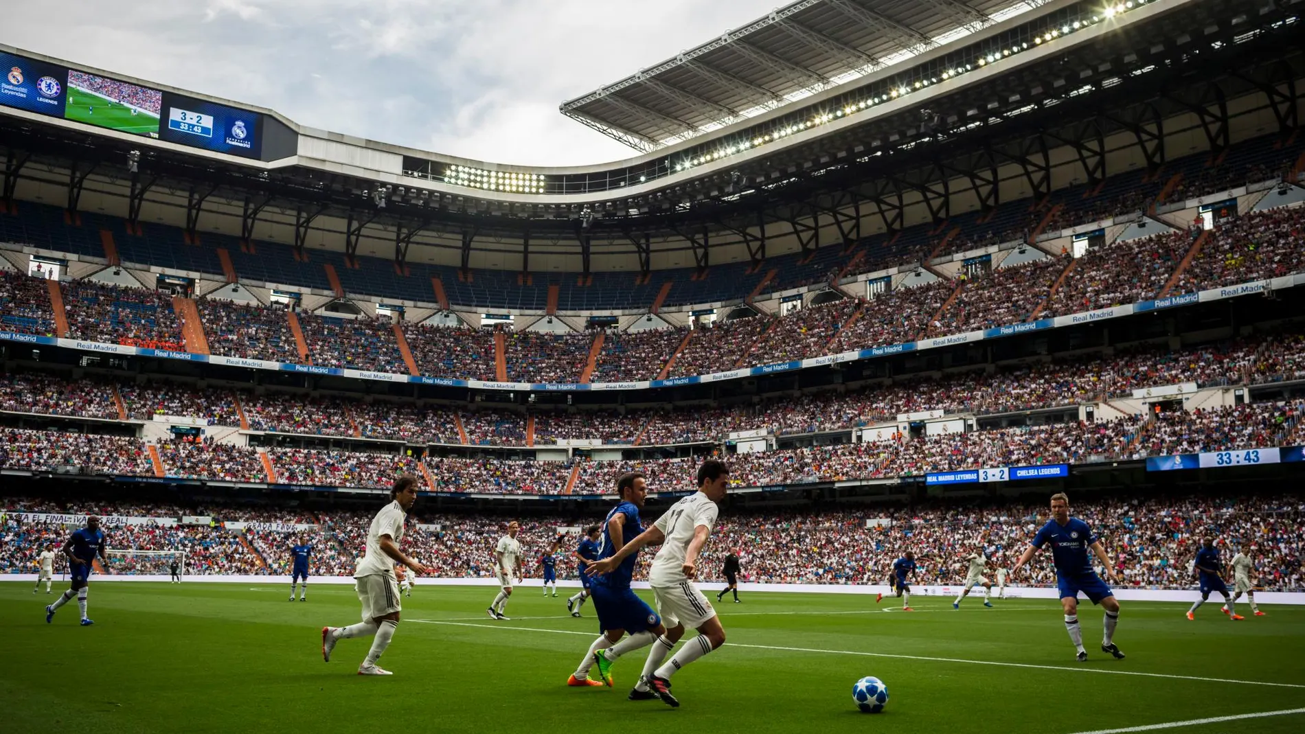 El último partido en el Bernabéu fue el Classic Match
