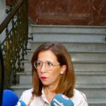 La alcaldesa de Cartagena, Ana Belén Castejón, se fue de fiesta la noche del sábado. LA RAZÓN