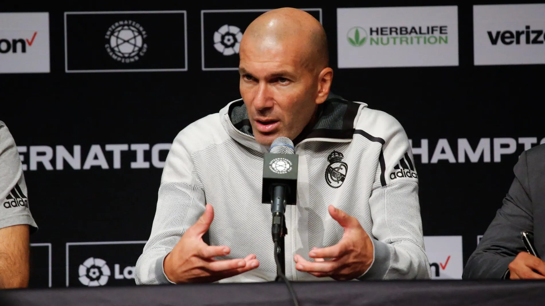 Zinedine Zidane, en conferencia de prensa