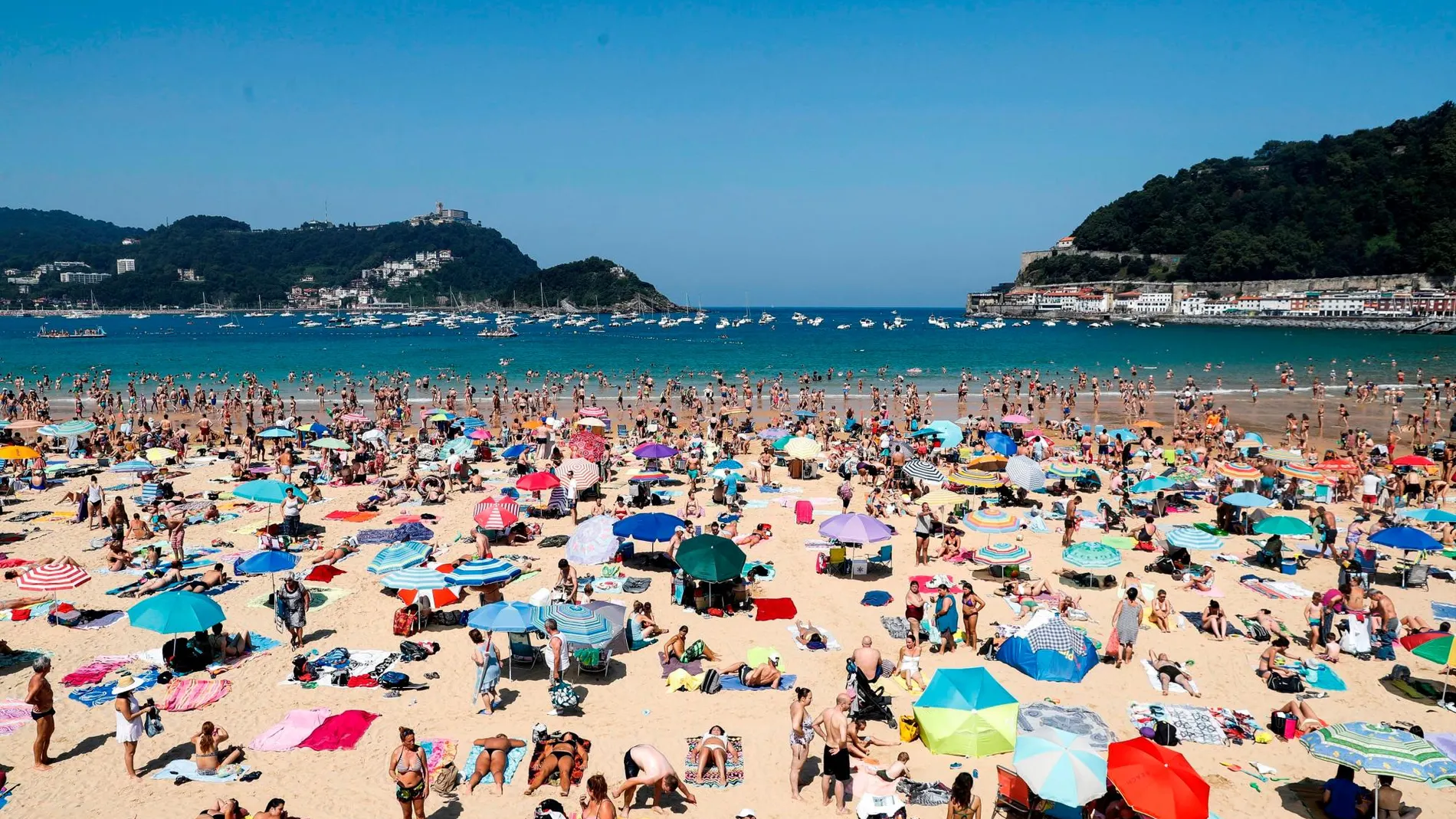 Imagen de la playa de San Sebastián