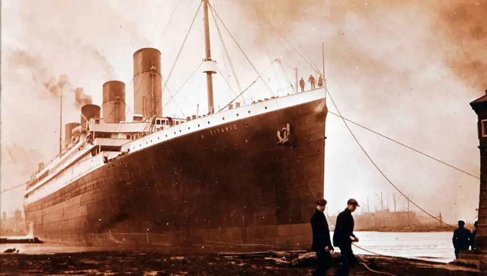 El Titanic en una fotografía