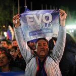 Seguidores de Evo Morales en La Paz/AP