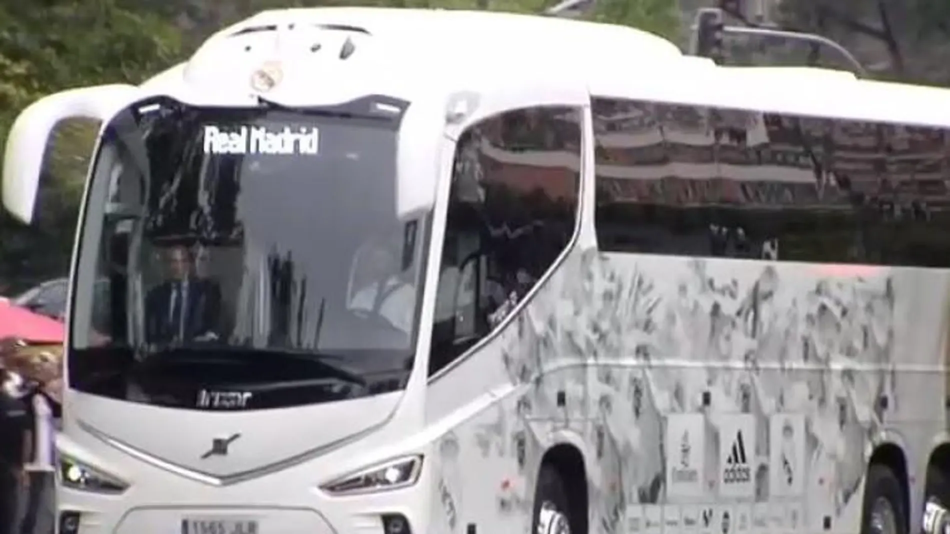El autobús del Real Madrid