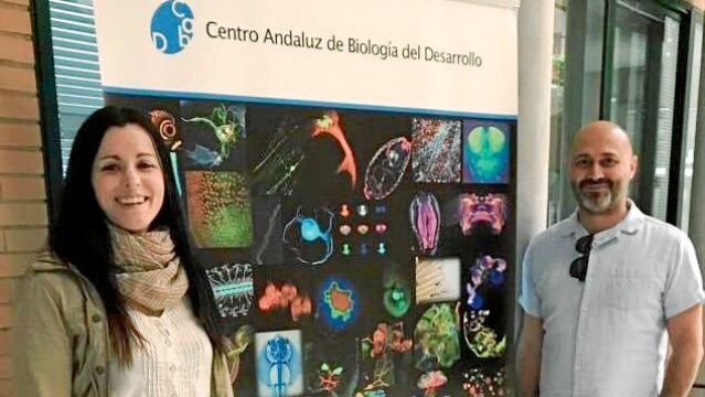 Dos de los investigadores del proyecto de «la Caixa»