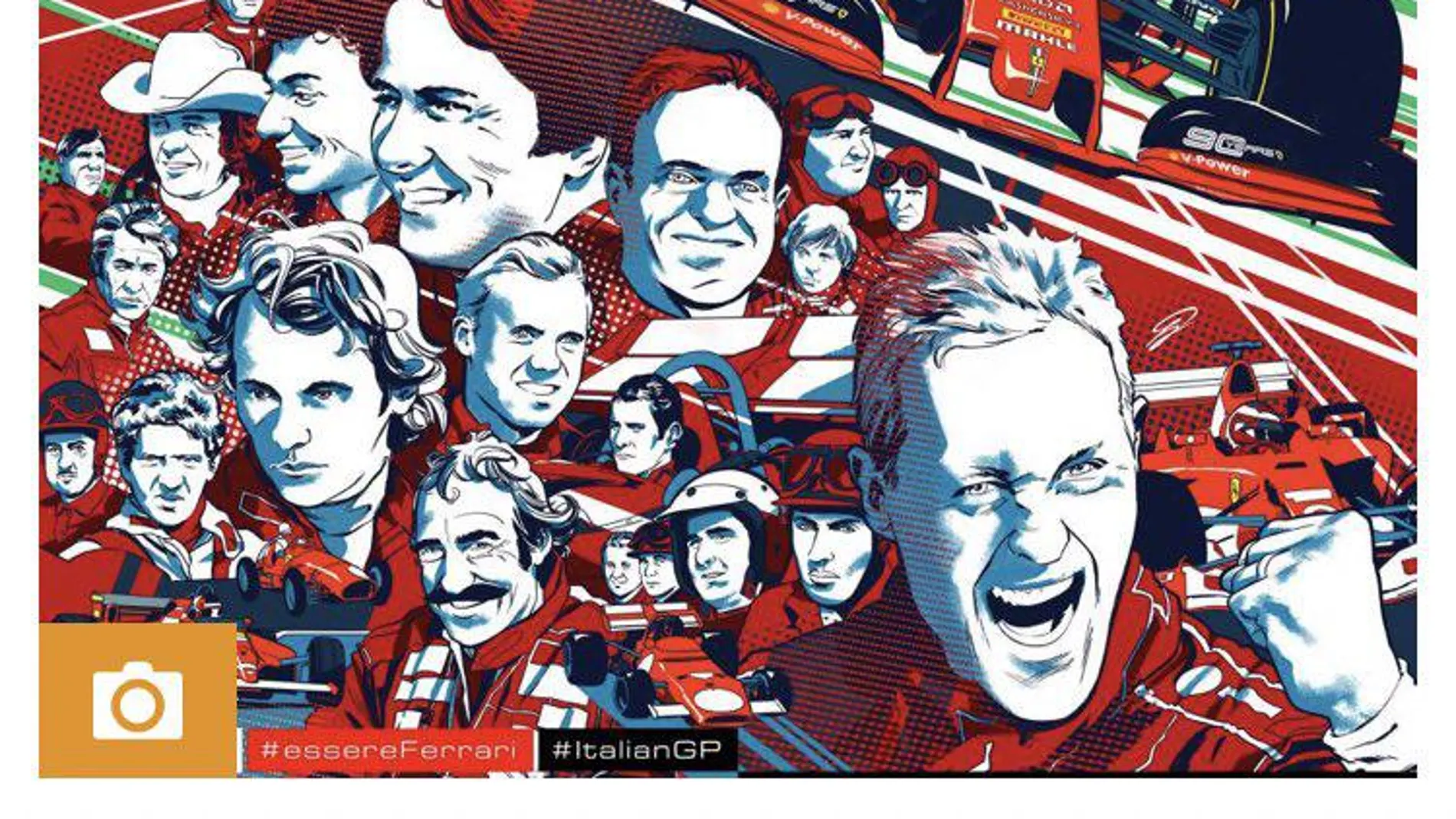 Fernando Alonso: así le esconde Ferrari en su cartel