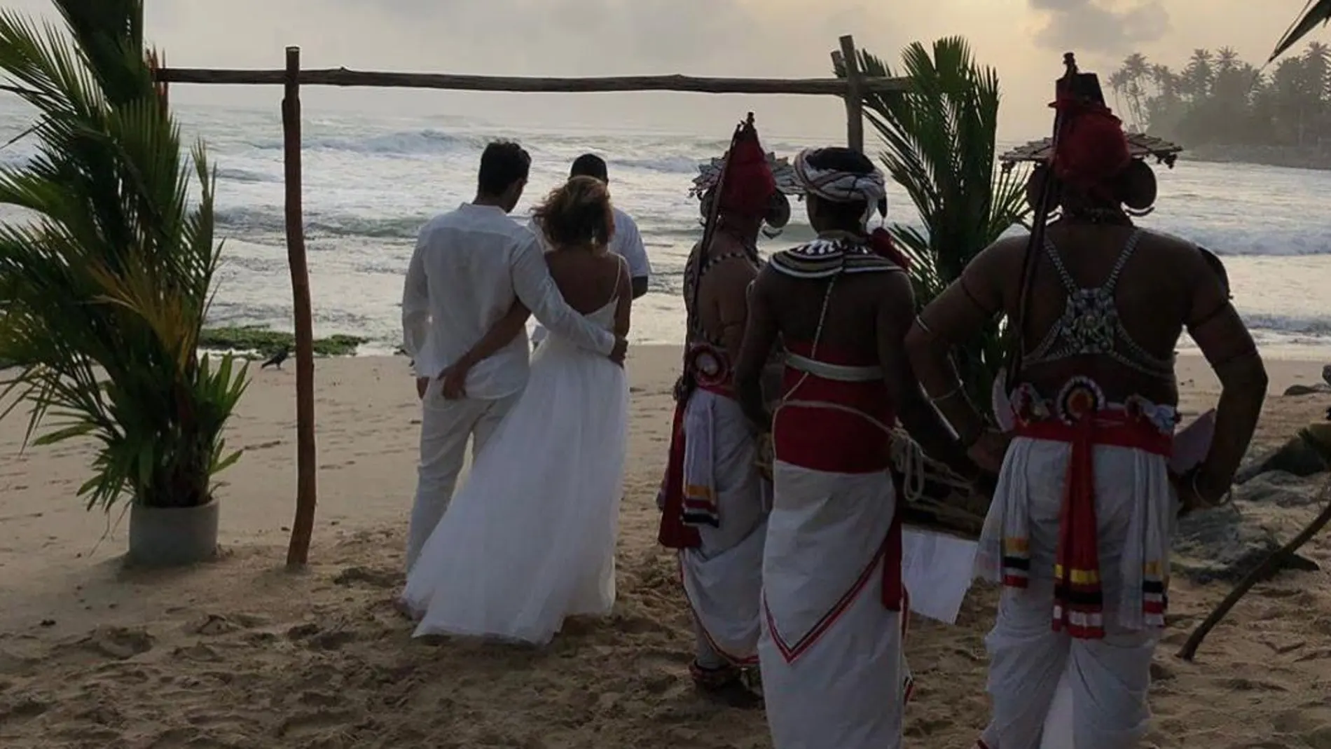 María Patiño se casa en secreto con Ricardo Rodríguez en Sri Lanka