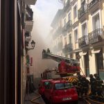Incendio del número 19 de la Calle Torrecilla del Leal del barrio de Lavapiés