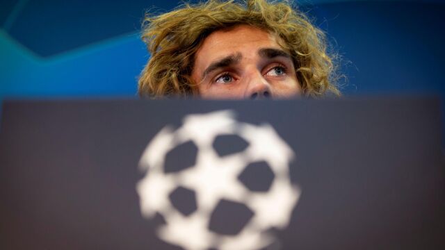 Griezmann, en rueda de prensa