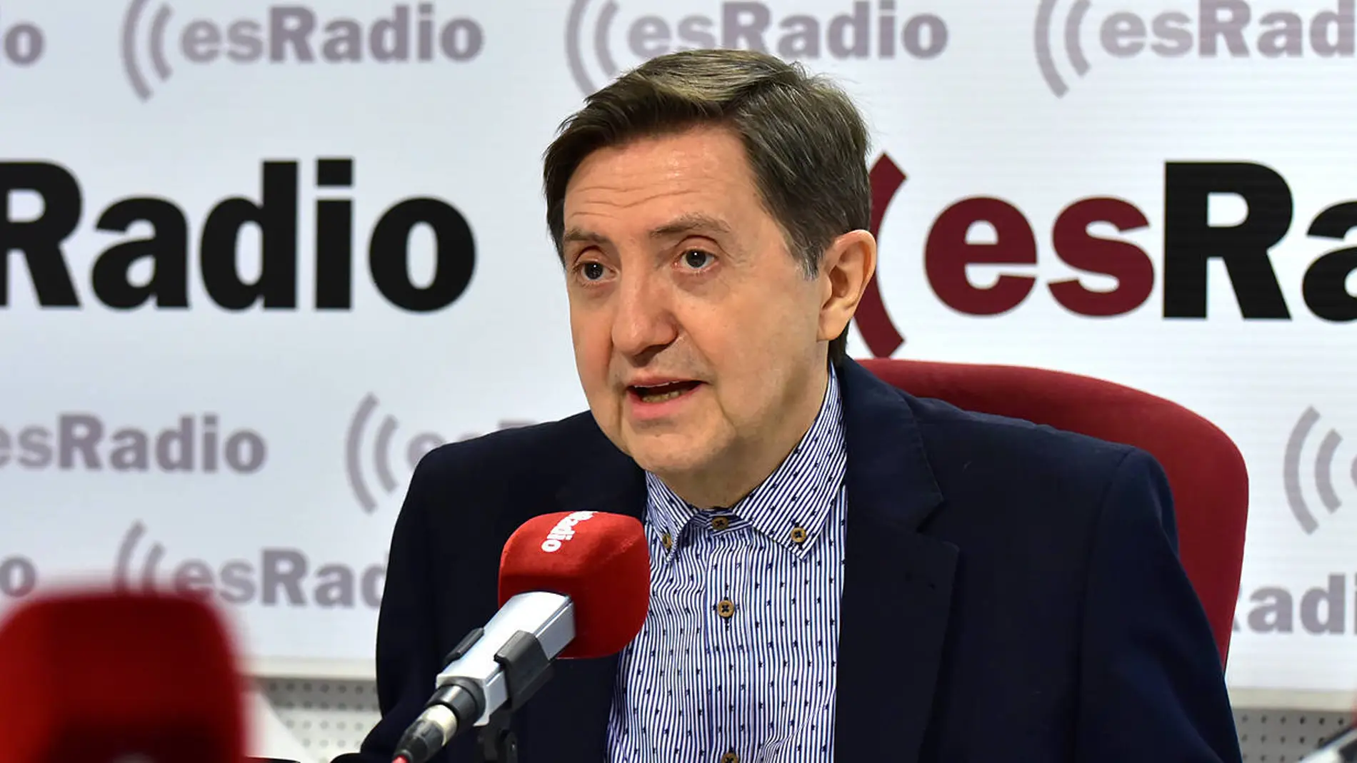 El periodista Federico Jiménez Losantos, en su programa en esRadio