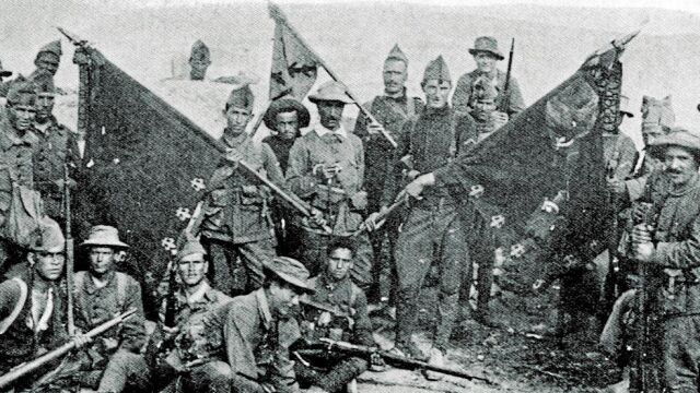 Una imagen de legionarios en los albores de la fundación del Cuerpo