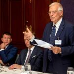 Josep Borrell durante su participación en el foro "The Principal to Principal Global Forum"celebrado este lunes en Nueva York/Foto: Efe