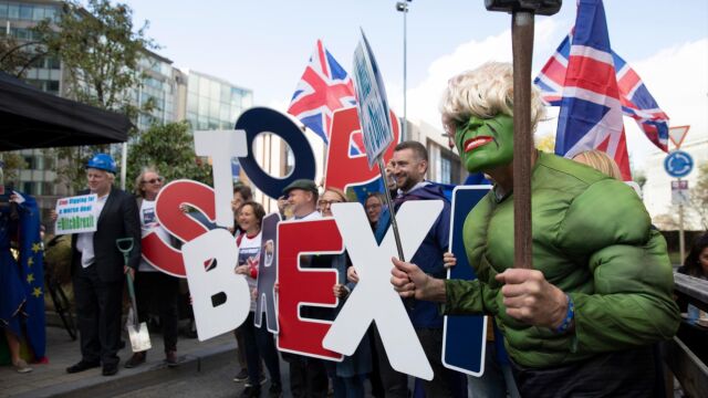 Manifestación en Bruselas/Ap