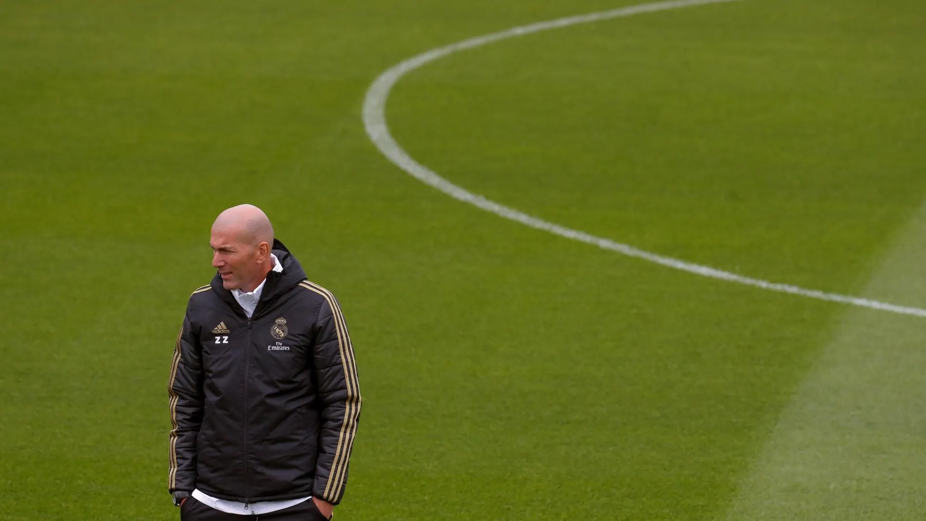 Zinedine Zidane, en Valdebebas