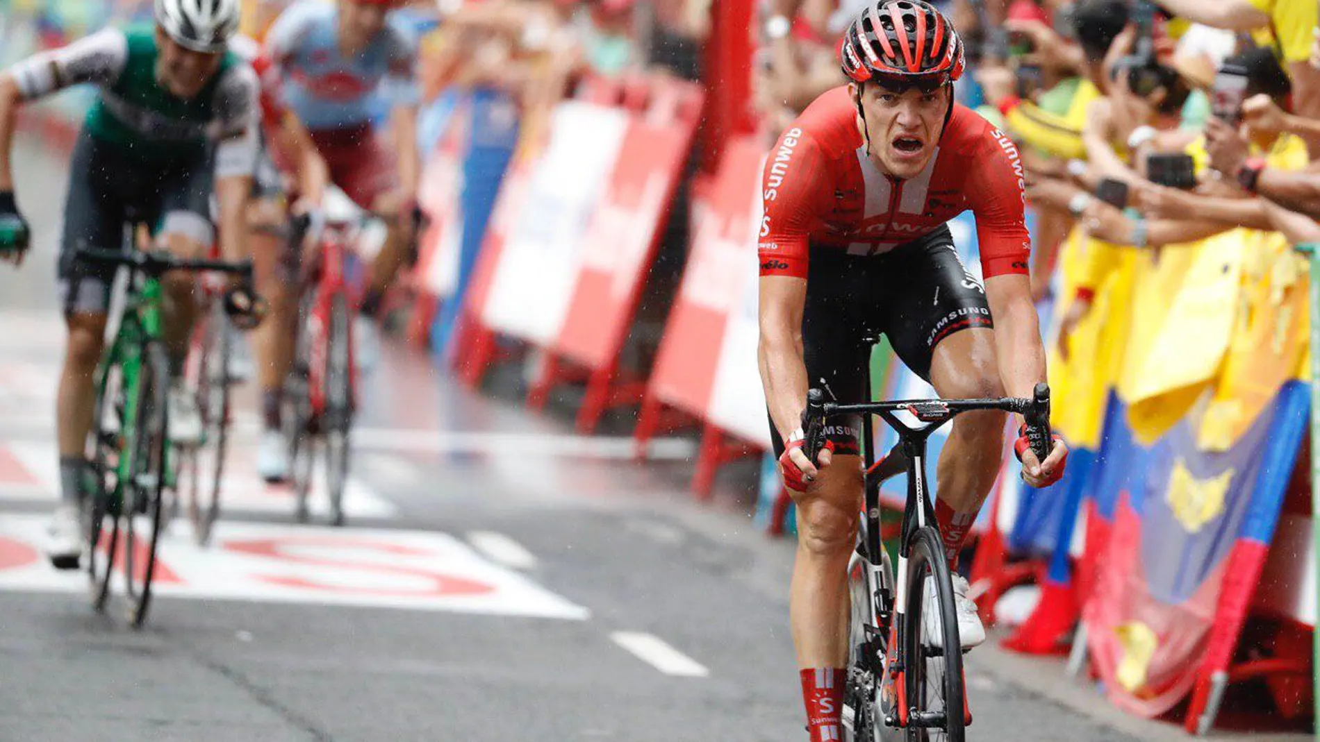 Vuelta a España: Arndt gana la etapa en Igualada; Aranburu, al palo