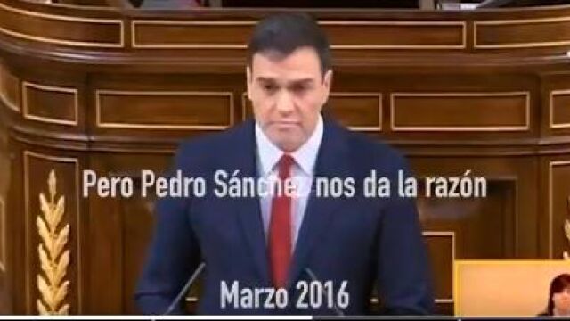 Captura del vídeo del compartido por el PP / Twitter