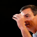 Pedro Sánchez hoy en Barakaldo/EFE