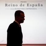 El Rey Felipe VI en una vista reciente en L’Hospitalet.