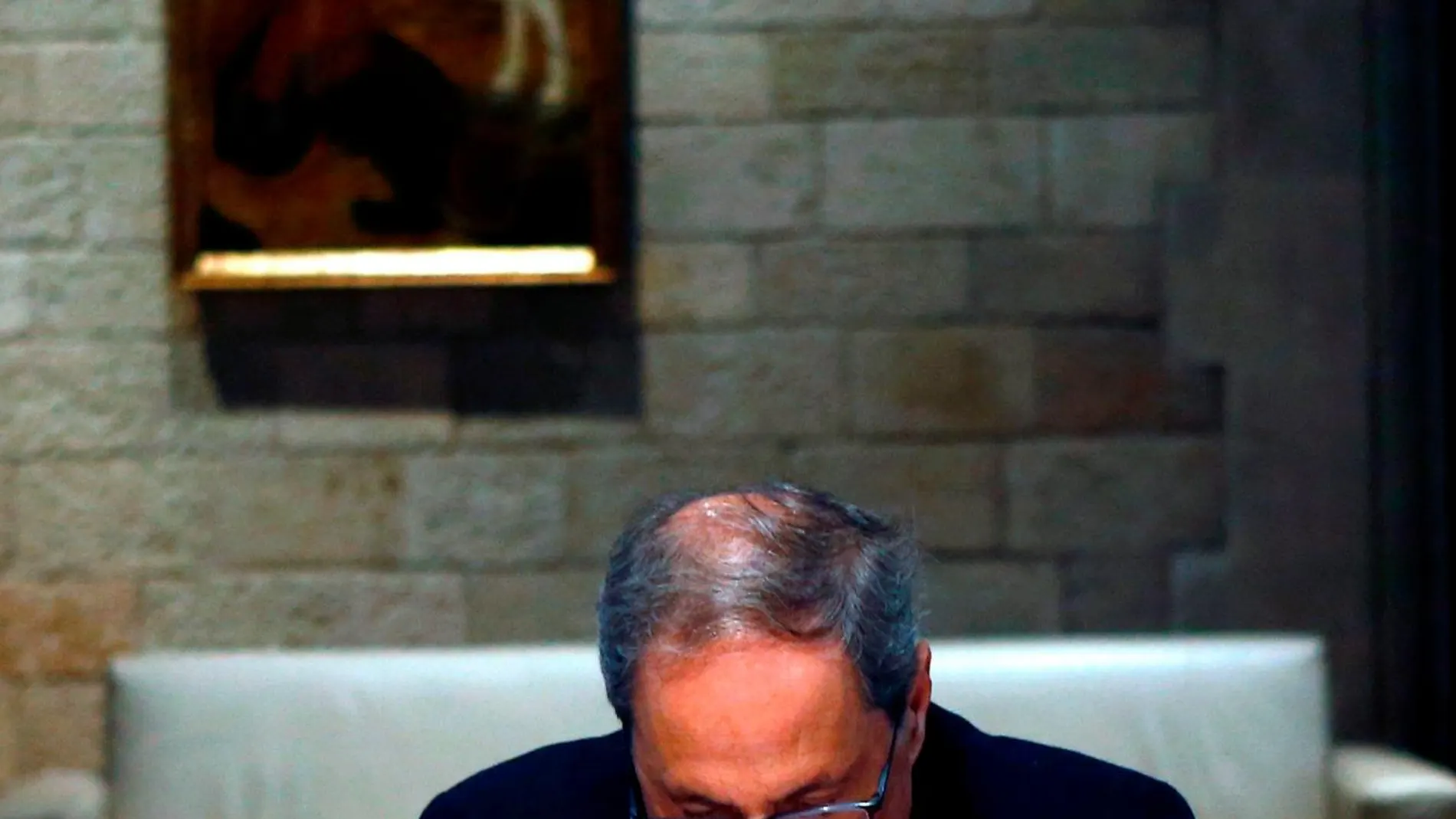 El presidente de la generalitat, Quim Torra