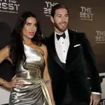 Sergio Ramos y Pilar Rubio, en la gala The Best