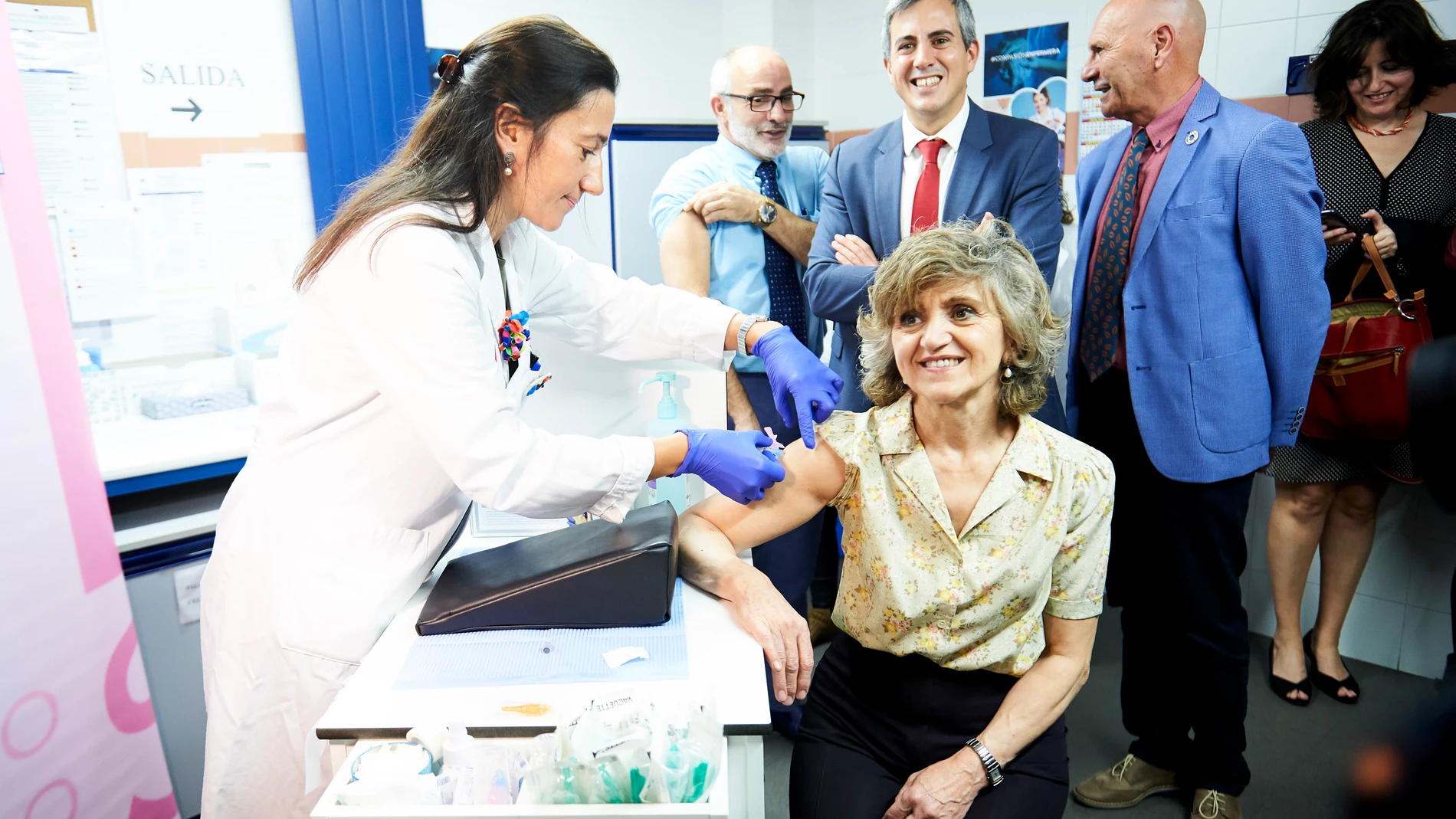 Presentación de la campaña de vacunación contra la gripe en Santander