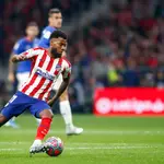 Thomas Lemar, player of Atletico Madrid from France, during the La Liga football match played between Atletico Madrid and Athletic Club Bilbao at Wanda Metropolitano Stadium in Leganes, Madrid, Spain, on October 25, 2019.26/10/2019 ONLY FOR USE IN SPAIN